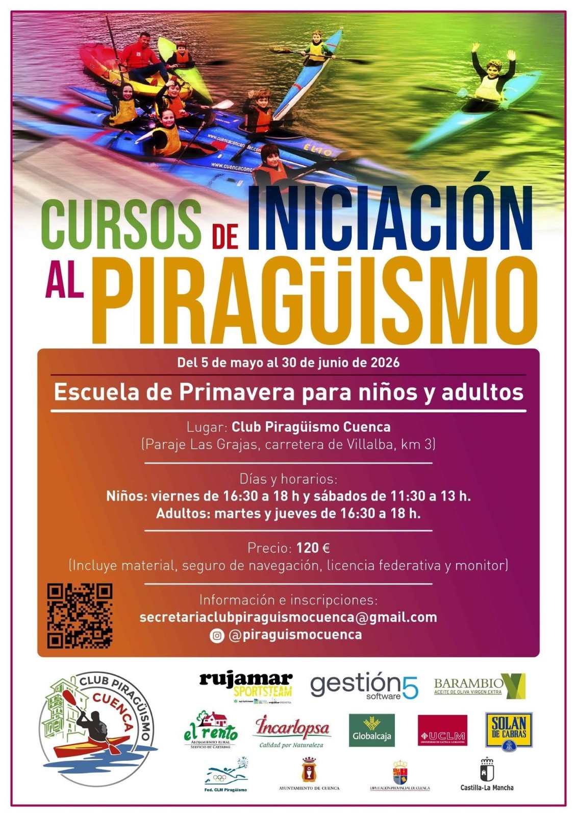 Cursos de Iniciación al Piragüismo 2026