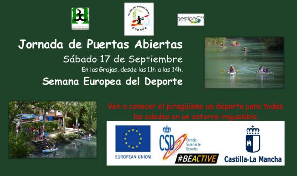 JORNADA DE PUERTAS ABIERTAS SEMANA EUROPEA DEL DEPORTE