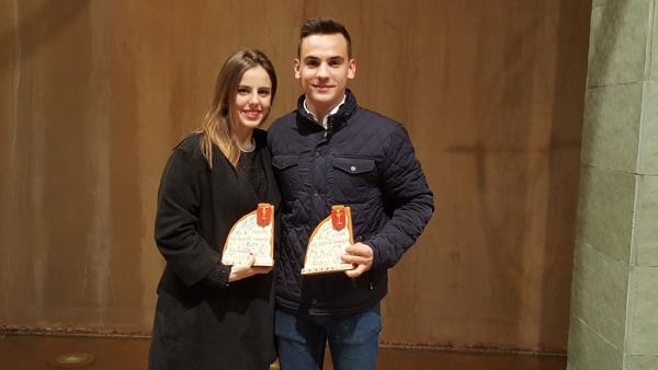 ARANTZA TOLEDO Y VÍCTOR PARDO PREMIADOS EN LA NOCHE DEL DEPORTE CONQUENSE