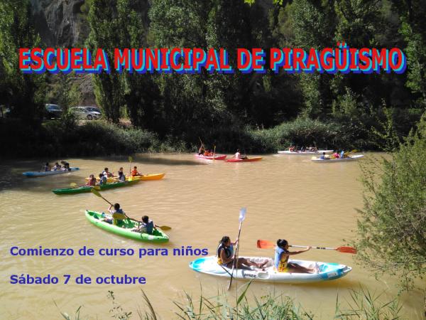 COMIENZA LA ESCUELA MUNICIPAL DE PIRAGUISMO