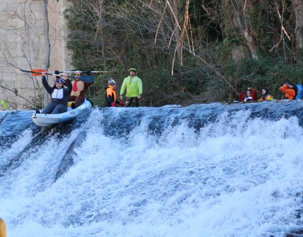BRILLANTE SAN SILVESTRE EN PIRAGUA 2018
