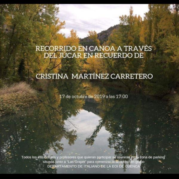 TRAVESÍA HOMENAJE A CRISTINA MARTÍNEZ CARRETERO