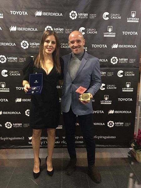 ARANTZA TOLEDO RECIBE LA MEDALLA DE PLATA DEL COMITÉ OLÍMPICO ESPAÑOL