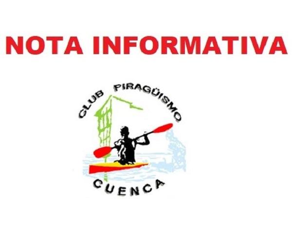 CESE DE TODA ACTIVIDAD EN LAS INSTALACIONES