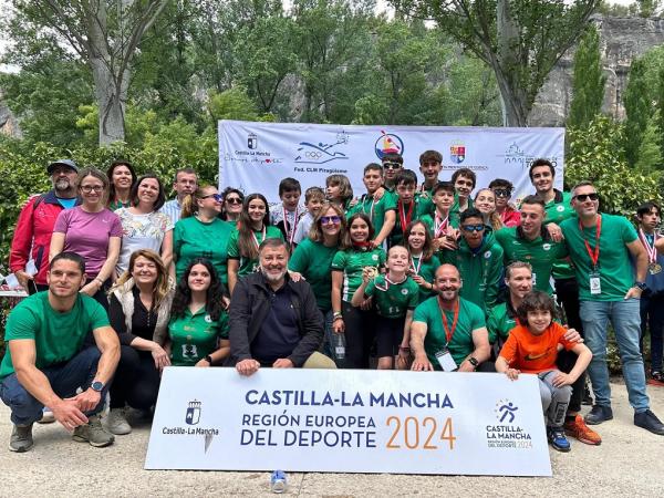La cantera del Club de Piragüismo Cuenca dobla éxitos en el campeonato Jóvenes Promesas de CLM
