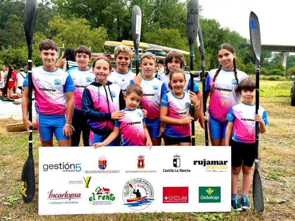 Mateo Pérez lidera la actuación del Club Piragüismo Cuenca y hace historia en el XX Trofeo Mini Sella