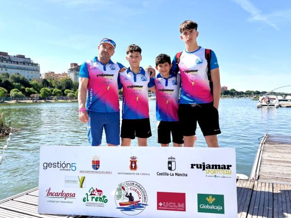 El piragüista Mateo Pérez debuta en la alta competición como subcampeón de España